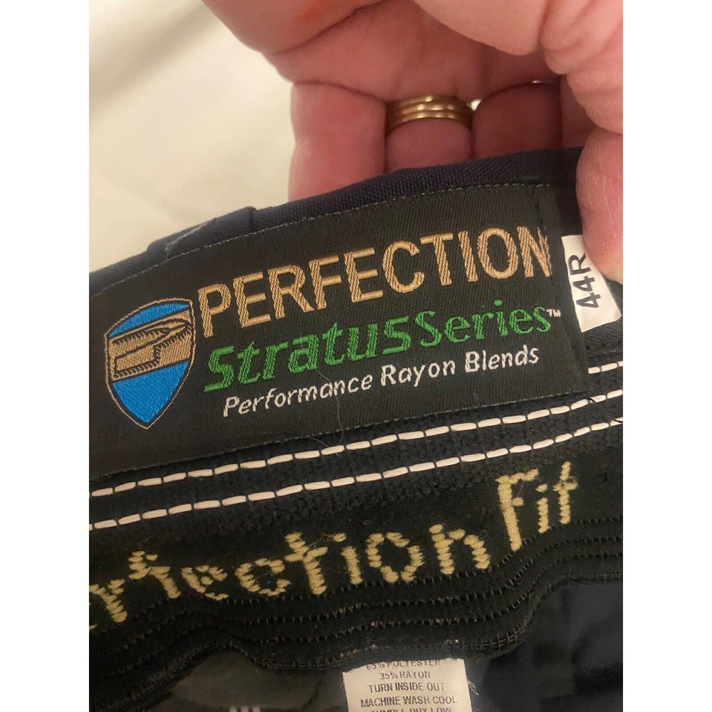 Mens Perfection Fit Pants 44 R - Picture 2 of 4